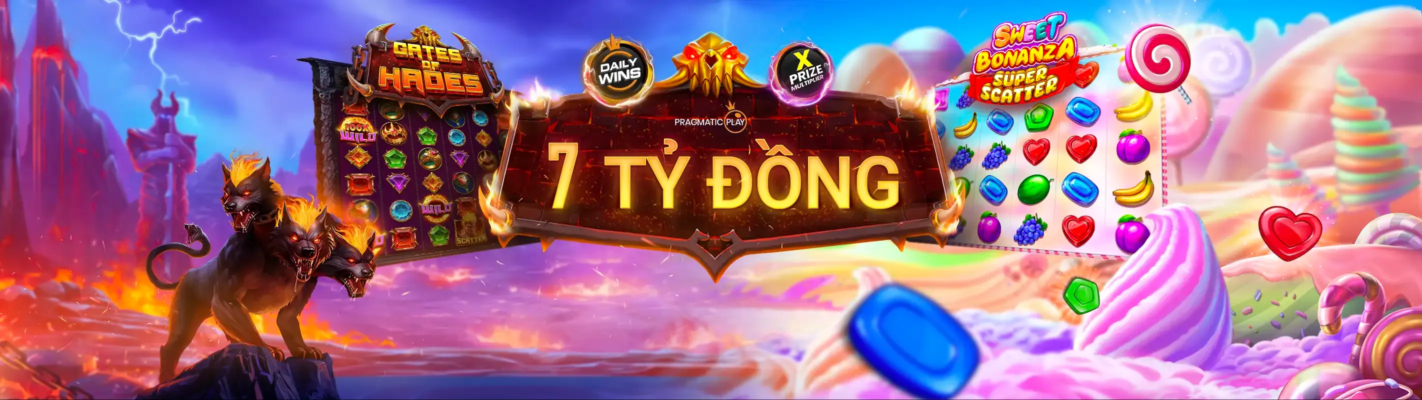 Máy đánh bạc nổ hũ với nhiều tiền vàng và biểu tượng may mắn tại 123zdo